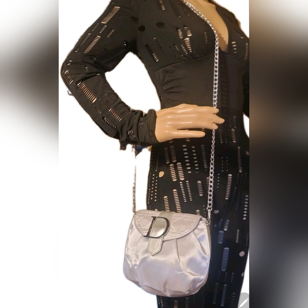 Dior Modern crossbody Cannage handbag Large D logo Vintage